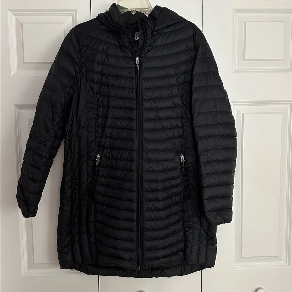32 Degrees ultra light slim packable down 3/4 length long jacket - Picture 3 of 15